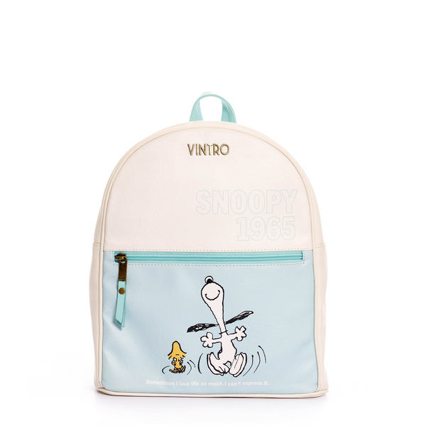 BACKPACK SOLIDO SNOOPY WORDS Y COLOR