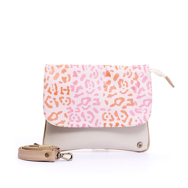 CROSSBODY PARA MUJER BRUSELAS PRINT ROSADO PARAISO SALVAJE