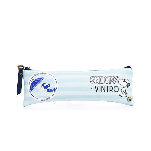 PORTALAPICERO AZUL SNOOPY EN CUERO VEGANO