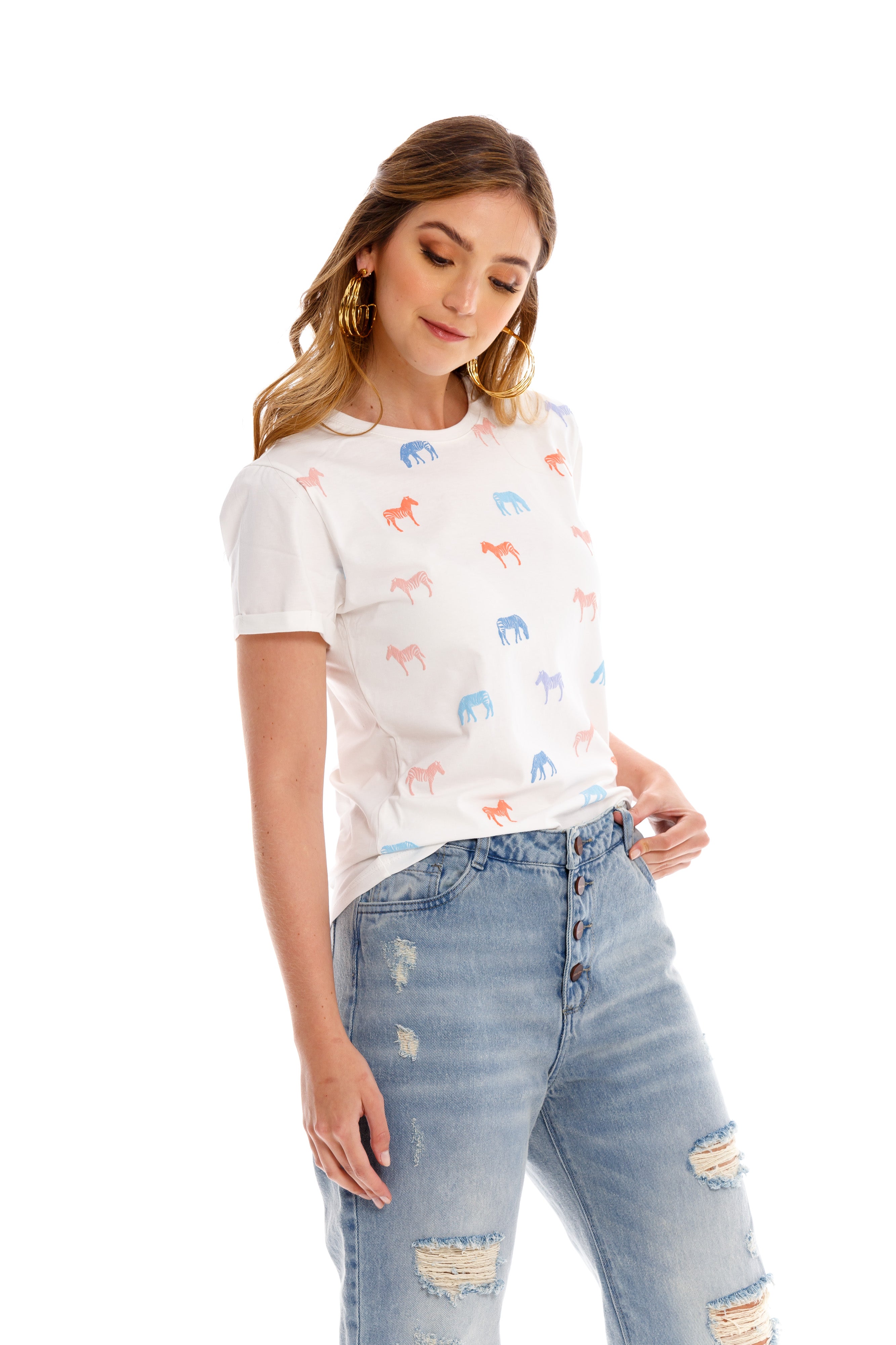 T-SHIRT ZEBRA SAFARI